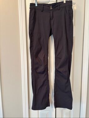 Prana Women's Straight Leg Pants in Dark Grey